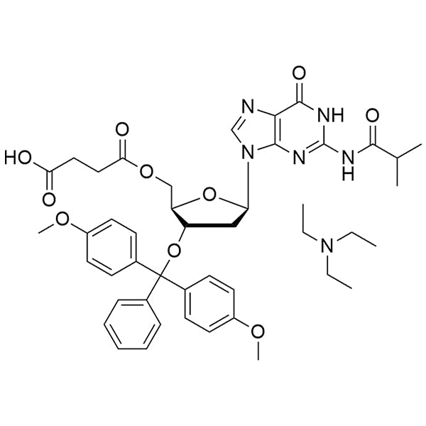 N2-iBu-3'-DMT-2'-dG-5'-succinate, TEA salt