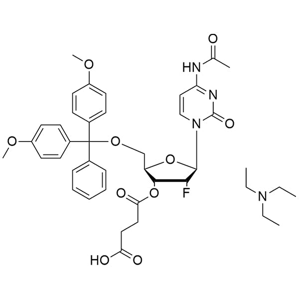 N4-Ac-DMT-2'-F-dC-3'-succinate, TEA salt