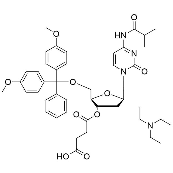 N4-iBu-DMT-2'-dC-3'-succinate, TEA salt