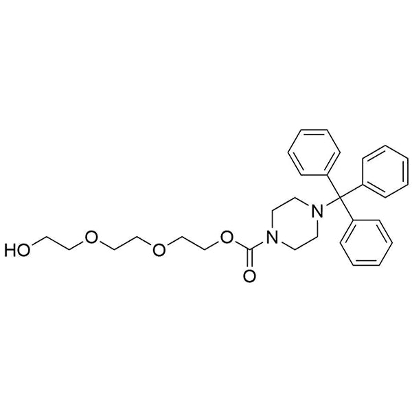 (4-tritylpiperazine-1-yl)-formate-TEG