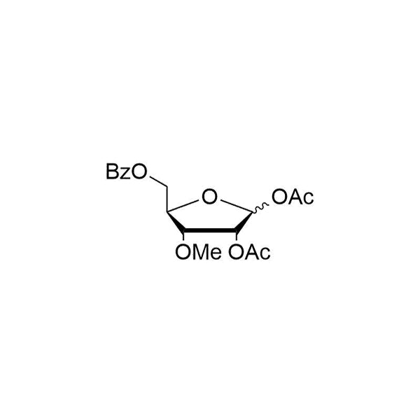 1, 2-di-O-acetyl-5-O-Bz-3-OMe-D ribofuranose