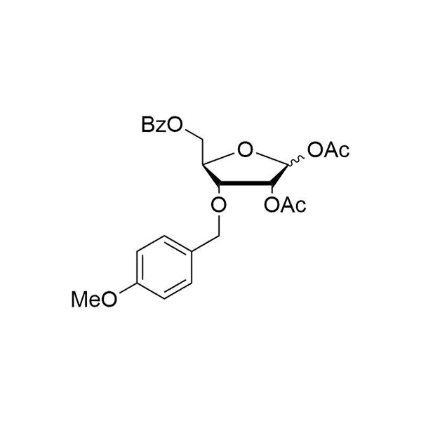 1, 2-di-O-acetyl-5-O-Bz-3-O-(p-methoxybenzyl)-D ribofuranose