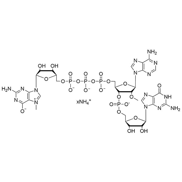 m7G(5')ppp(5')(2'-OMeA)pG·NH4