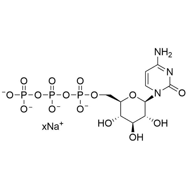 9-(β-D-glucopyranosyl)-cytosine-6'-triphosphate, sodium salt