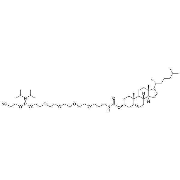 Cholesterol tetraethylene glycol (TetraEG) amidite (plant source)