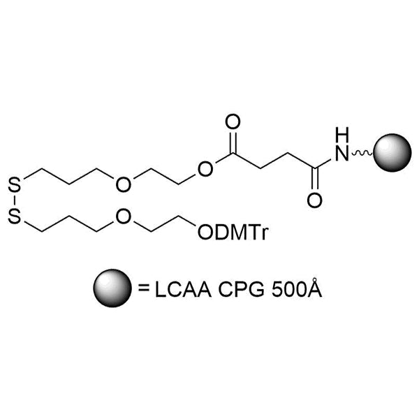 3'-thiol modifier 6 S-S-DMTr-linker CPG (500Å)