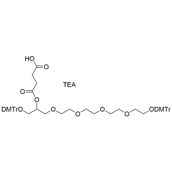 1-ODMTr-3-(DMTr-TEG)glyceryl-2-O-succinate, TEA salt