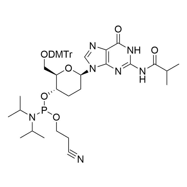 Beta-D-homoDNA-G(iBu) Phosphoramidite