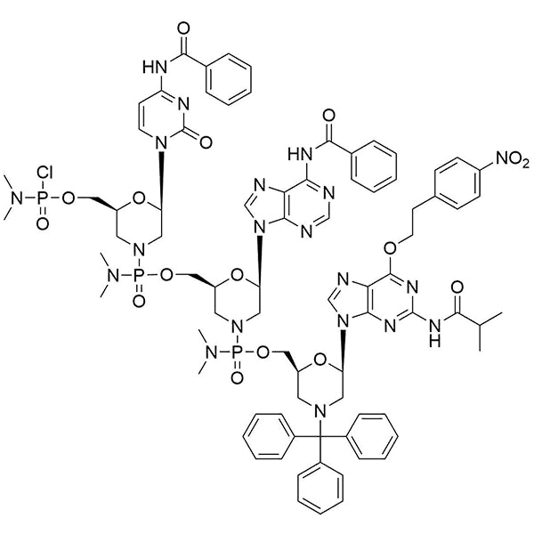 PMO-CAG trimer phosphoramidochloridate