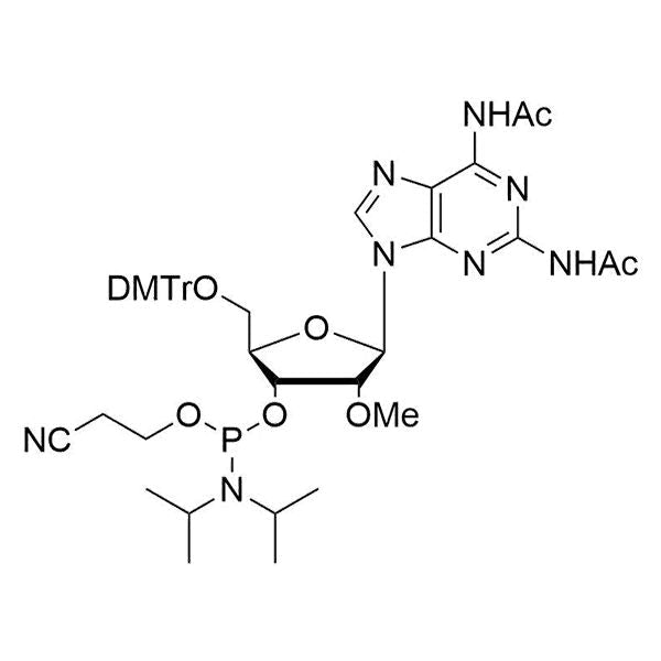 2,6-diamino(N2-Ac, N6-Ac)-5'-ODMTr-2'-OMe-purineriboside-3'-CE-phosphoramidite