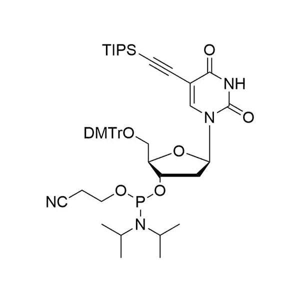 5'-O-DMTr-5-Tips-ethynyl-2'-dU-3'-CE-Phosphoramidite