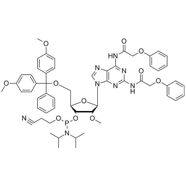 2,6-diamino(N2,N6-diPac)-DMT-2'-O-Me-purine riboside-CE-Phosphoramidite