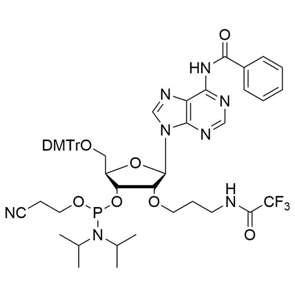 5'-O-DMTr-2'-O-Trifluoroacetamindo propyl-A(Bz)-3'-CE-Phosphoramidite