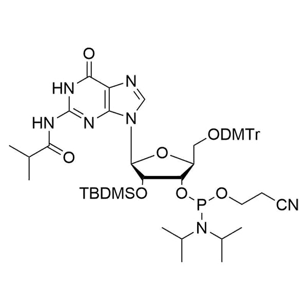 5'-O-DMTr-2'-O-TBDMS-L-G(iBu)-3'-CE-Phosphoramidite