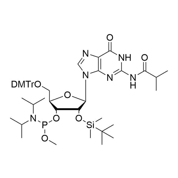 5'-O-DMTr-2'-O-TBDMS-G(iBu)-3'-Methoxy-phosphoramidite