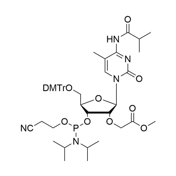 5'-O-DMTr-2'-O-(methoxycarbonyl)methyl-5-Me-C(iBu)-3'-CE-Phosphoramidite