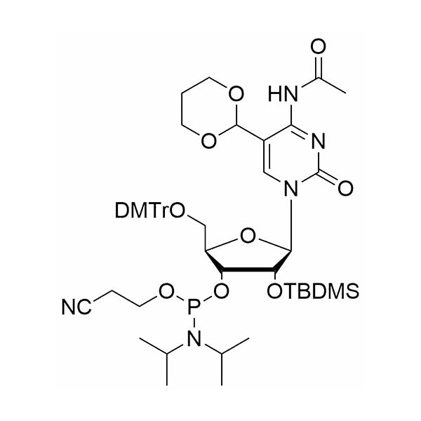 5'-O-DMTr-2'-O-TBDMS-5-(1, 3-dioxan-2-yl)-C(Ac)-3'-CE-Phosphoramidite
