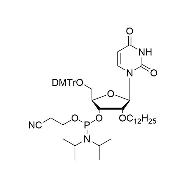 5'-O-DMTr-2'-O-dodecyl-U-3'-CE-Phosphoramidite