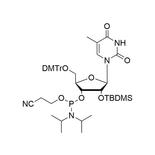 5'-O-DMTr-2'-O-TBDMS-5-Me-U-3'-CE-Phosphoramidite