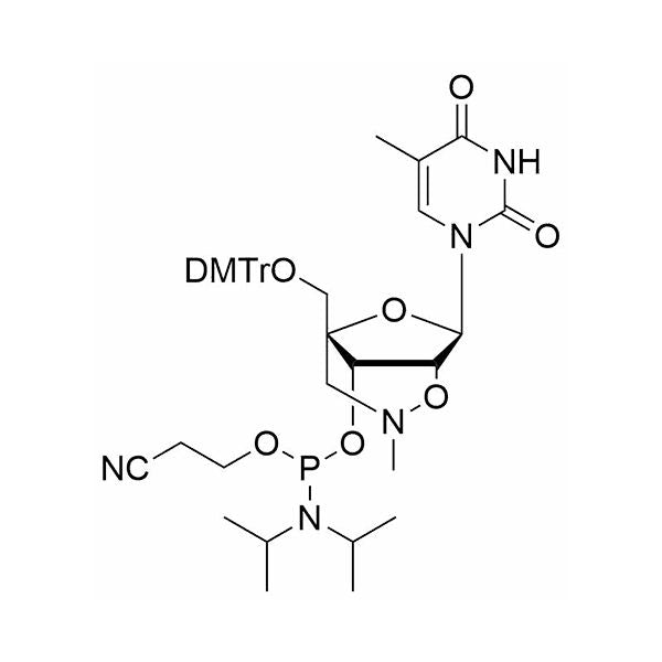 5'-ODMTr-2', 4'-Bridged-NA(NC)(N-Me)-5-Me-U-3'-CE-Phosphoramidite