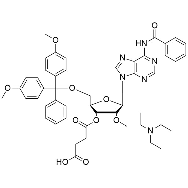 N6-Bz-DMT-2'-O-Me-Ar-3'-succinate, TEA salt