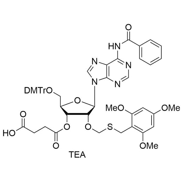 5'-O-DMTr-2'-O-TMBTM-A(Bz)-3'-O-succinate, TEA salt
