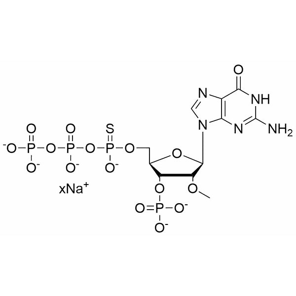 2'-OMe-3'-MP-5'-O-(α-Thio)-GTP, 40±5 mM sodium salt solution