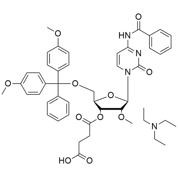 N4-Bz-DMT-2'-O-Me-Cr-3'-succinate, TEA salt