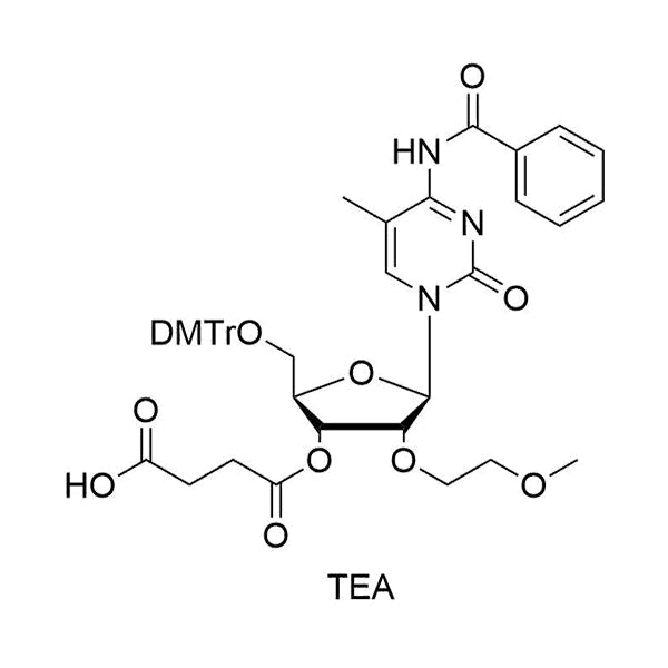 5'-O-DMTr-2'-O-MOE-5-Me-C(Bz)-3'-O-succinate, TEA salt