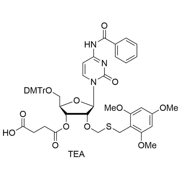 5'-O-DMTr-2'-O-TMBTM-C(Bz)-3'-O-succinate, TEA salt