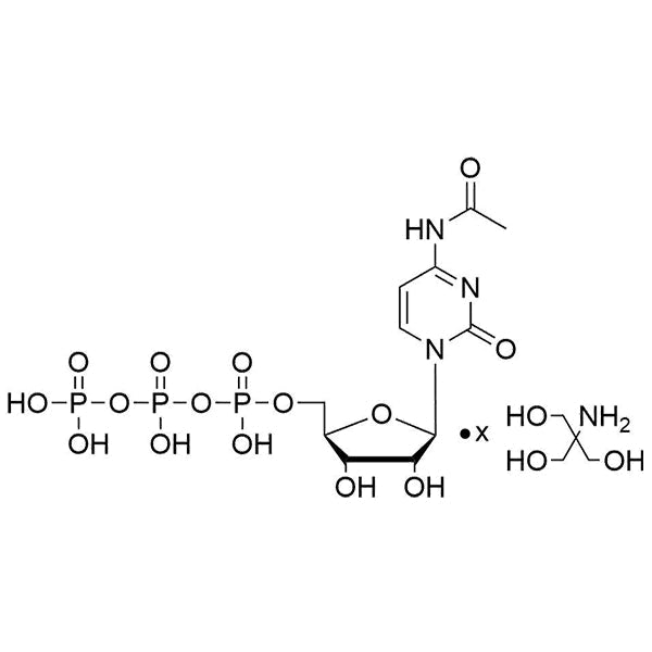 N4-Ac-CTP, 100 mM Tris Salt Solution