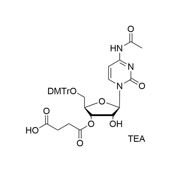 5'-O-DMTr-C(Ac)-3'-O-succinate, TEA salt