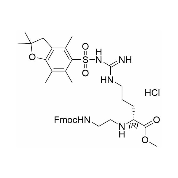 Chemical structure of a Linker · Nα-(Fmoc-aminoethyl)-D-Arg(Pbf)-OMe