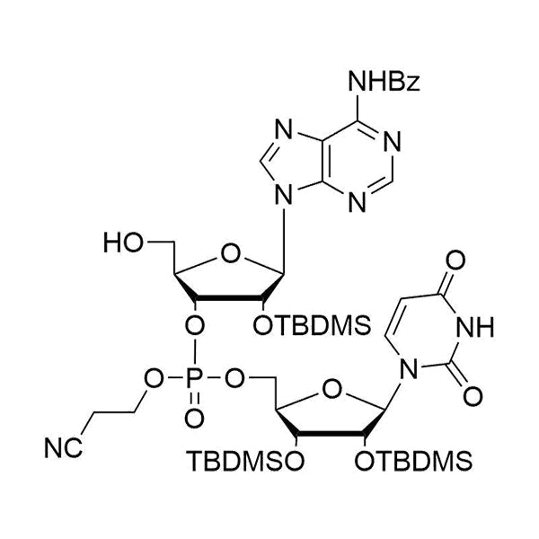[2'-O-TBDMS-A(Bz)](pCyEt)[2', 3'-di-TBDMS-U]