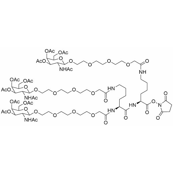 Activated GalNAc Cluster for Labeling Proteins & Antibodies – Hongene ...
