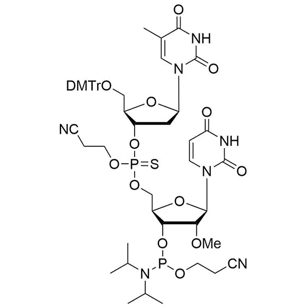 [5'-O-DMTr-2'-dT](P-thio-pCyEt)[2'-O-Me-U-3'-CE-Phosphoramidite]