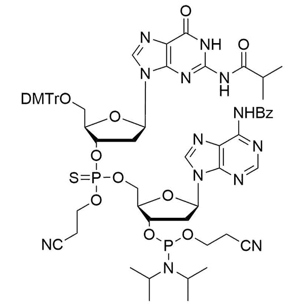 [5'-O-DMTr-2'-dG(iBu)](P-thio-pCyEt)[2'-dA(Bz)-3'-CE-Phosphoramidite]