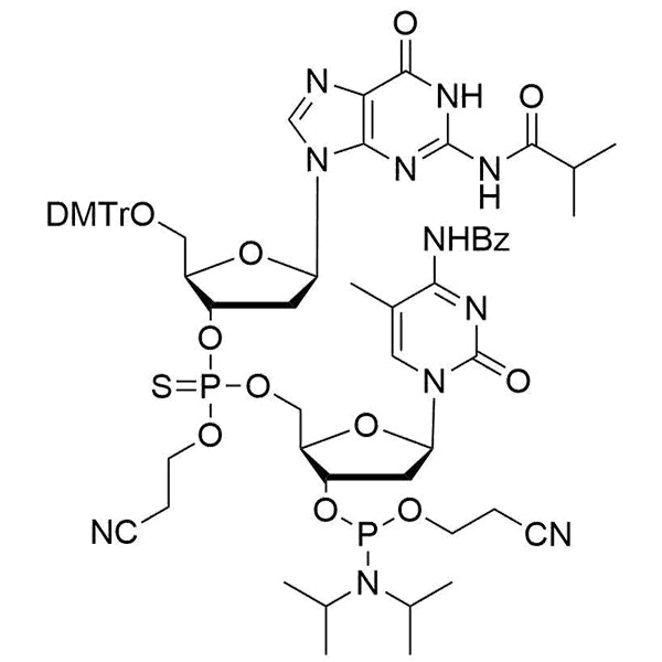 [5'-O-DMTr-2'-dG(iBu)](P-thio-pCyEt)[5-Me-2'-dC(Bz)-3'-CE-Phosphoramidite]