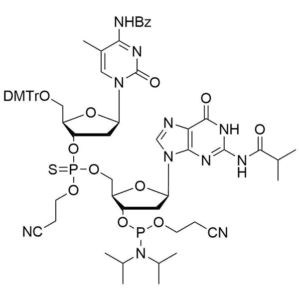 [5'-O-DMTr-5-Me-2'-dC(Bz)](P-thio-pCyEt)[2'-dG(iBu)-3'-CE-Phosphoramidite]