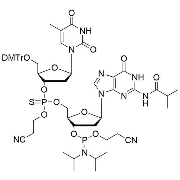 [5'-O-DMTr-2'-dT](P-thio-pCyEt)[2'-dG(iBu)-3'-CE-Phosphoramidite]