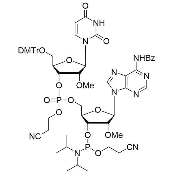 [5'-O-DMTr-2'-OMe-U](pCyEt)[5'-O-DMTr-2'-OMe-A(Bz)-3'-CE-Phosphoramidite]