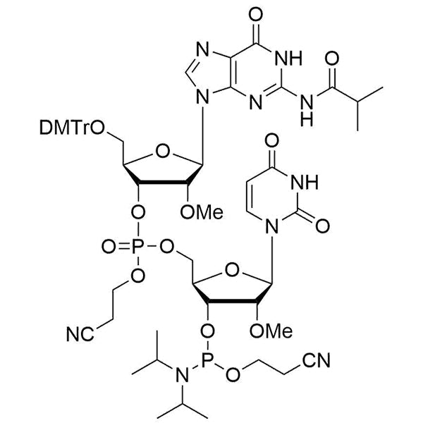 [5'-O-DMTr-2'-OMe-G(iBu)](pCyEt)[2'-O-Me-U-3'-CE-Phosphoramidite]
