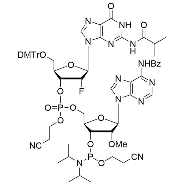 [5'-O-DMTr-2'-F-dG(iBu)](pCyEt)[2'-OMe-A(Bz)-3'-CE-Phosphoramidite]