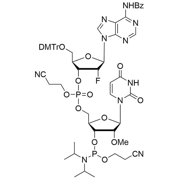 [5'-O-DMTr-2'-F-dA(Bz)](pCyEt)[2'-OMe-U-3'-CE-Phosphoramidite]