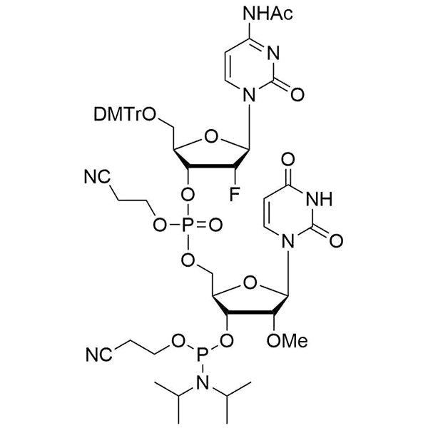 [5'-O-DMTr-2'-F-dC(Ac)](pCyEt)[2'-OMe-U-3'-CE-Phosphoramidite]