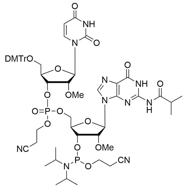 [5'-O-DMTr-2'-OMe-U](pCyEt)[2'-O-Me-G(iBu)-3'-CE-Phosphoramidite]