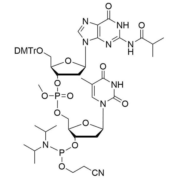 [5'-O-DMTr-2'-dG(iBu)](pMe)[5-Me-2'-dU-3'-CE-Phosphoramidite]