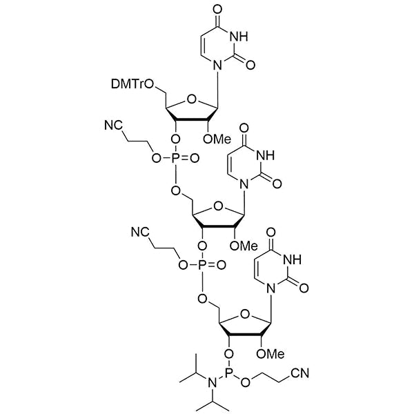 [5'-O-DMTr-2'-OMe-U](pCyEt)[2'-O-Me-U](pCyEt)[2'-OMe-U-3'-CE-Phosphoramidite]