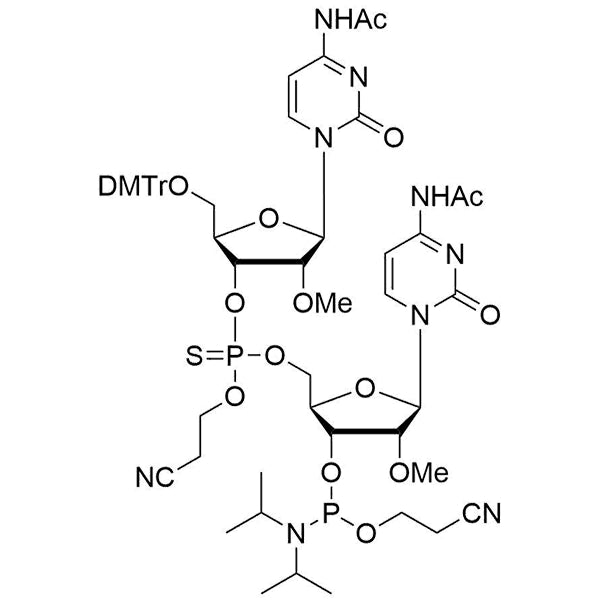 [5'-O-DMTr-2'-OMe-C(Ac)](P-thio-pCyEt)[2'-O-Me-C(Ac)-3'-CE-Phosphoramidite]