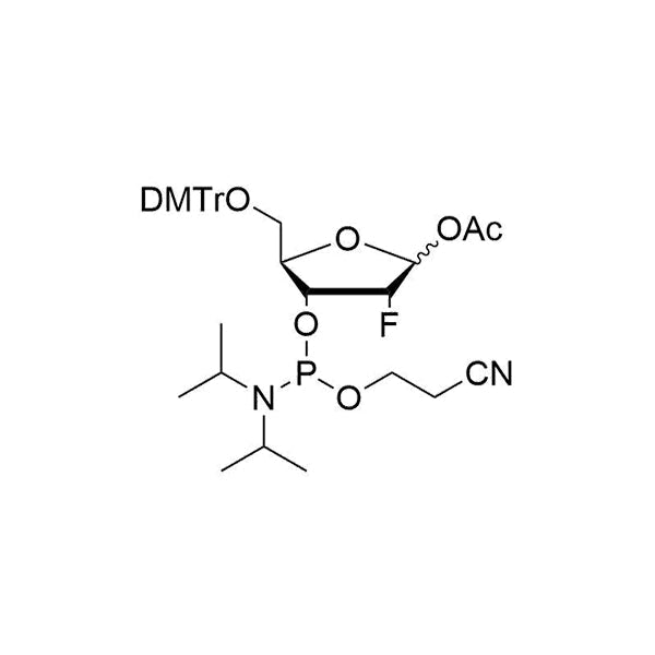 5-O-DMTr-1-O-Ac-2-F-2-deoxyribofuranose-3-CE-Phosphoramidite